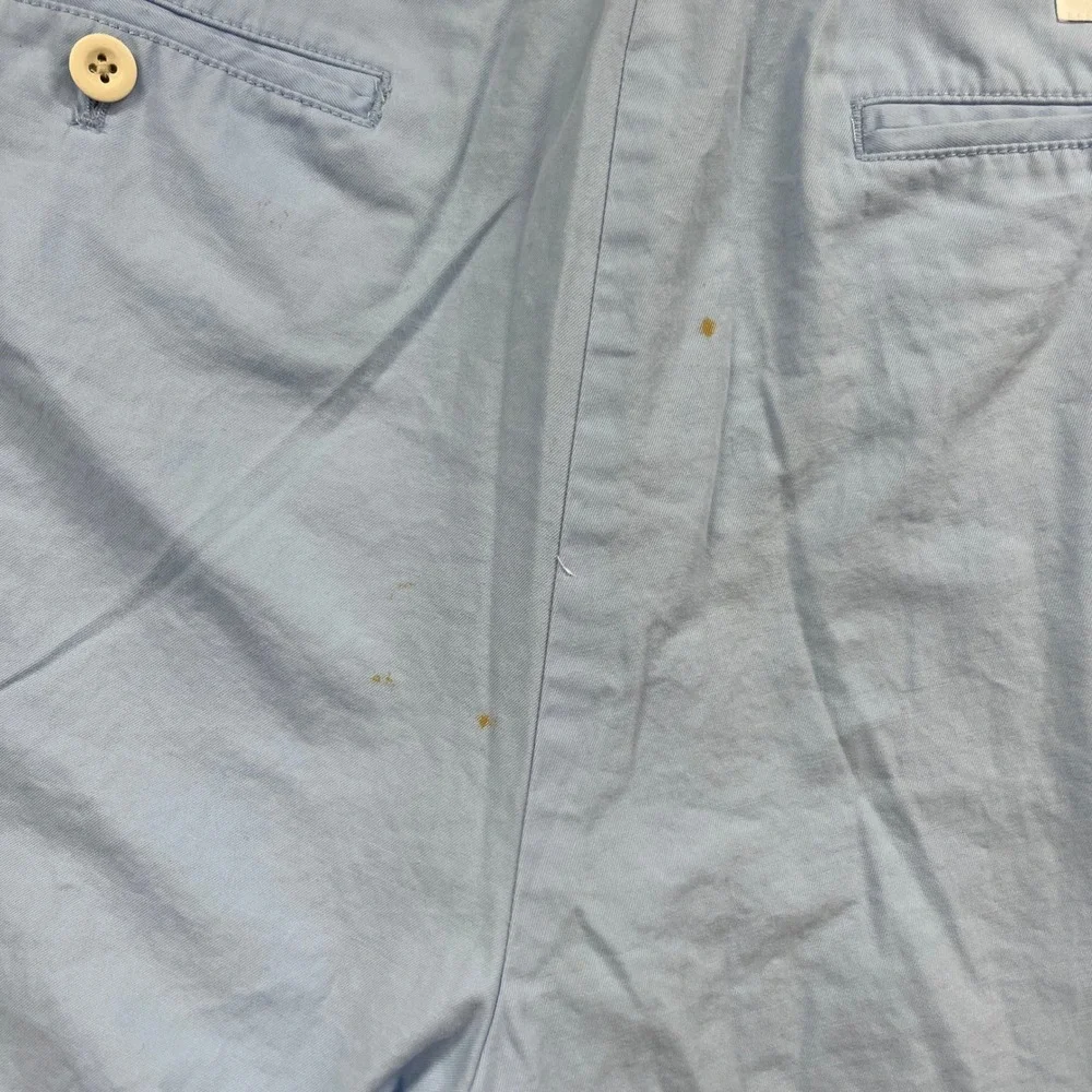 Vineyard Vines Club Short Mens 35 Light Blue Chino Golf Preppy Coastal Summer